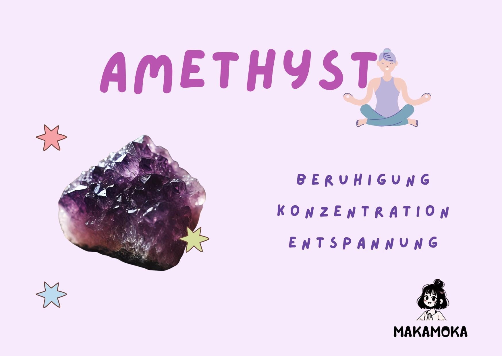 Symphonie - Makramee Edelstein Armband mit Amethyst Handgemacht Lila Gelb Armband