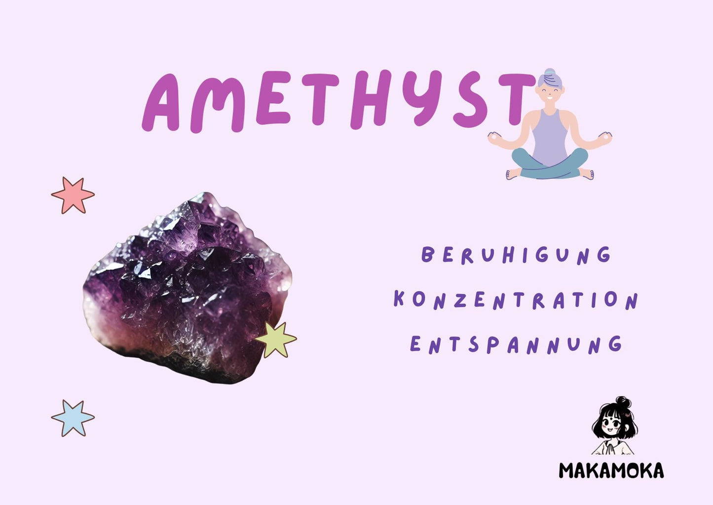 Edelstein Schlüsselanhänger Amethyst Rosenquarz Bergkristall Schlüsselanhänger Gleichgewicht Entspannung Makramee handgemacht